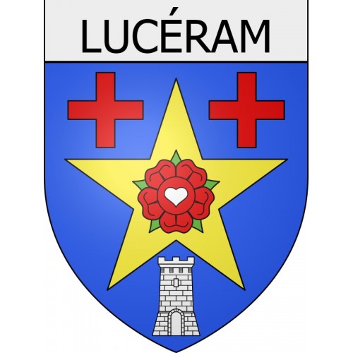 Stickers coat of arms Viviers adhesive sticker