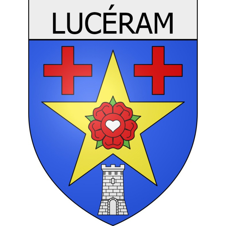 Viviers Sticker wappen, gelsenkirchen, augsburg, klebender aufkleber