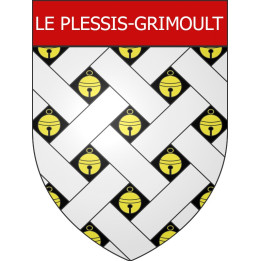 Le Plessis-Grimoult 14 ville Stickers blason autocollant adhésif