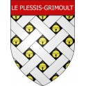 Stickers coat of arms Le Plessis-Grimoult adhesive sticker