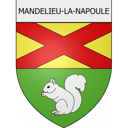 Pegatinas escudo de armas de Viviers adhesivo de la etiqueta engomada