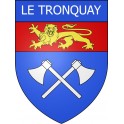 Stickers coat of arms Le Tronquay adhesive sticker