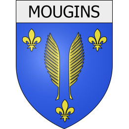 mougins 06 ville Stickers blason autocollant adhésif