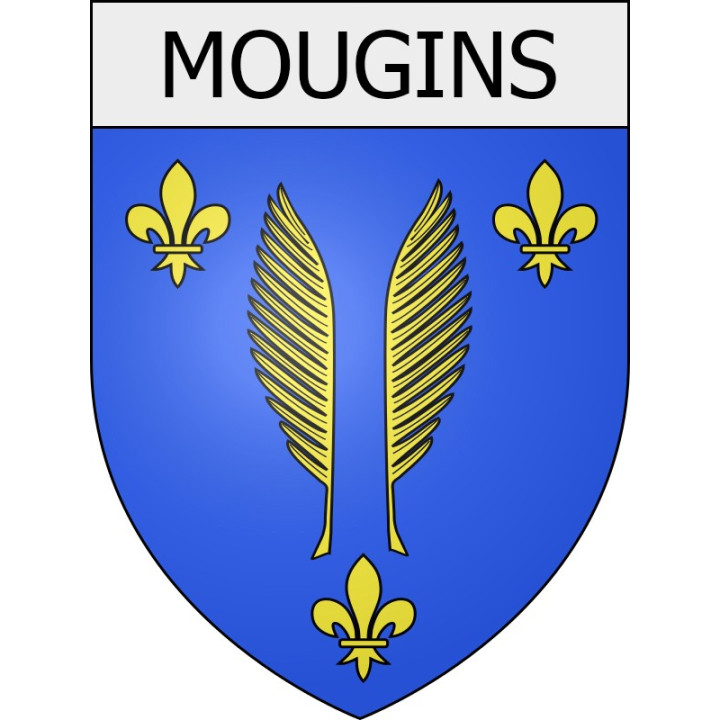 mougins 06 ville Stickers blason autocollant adhésif