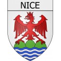 Pegatinas escudo de armas de Nice adhesivo de la etiqueta engomada