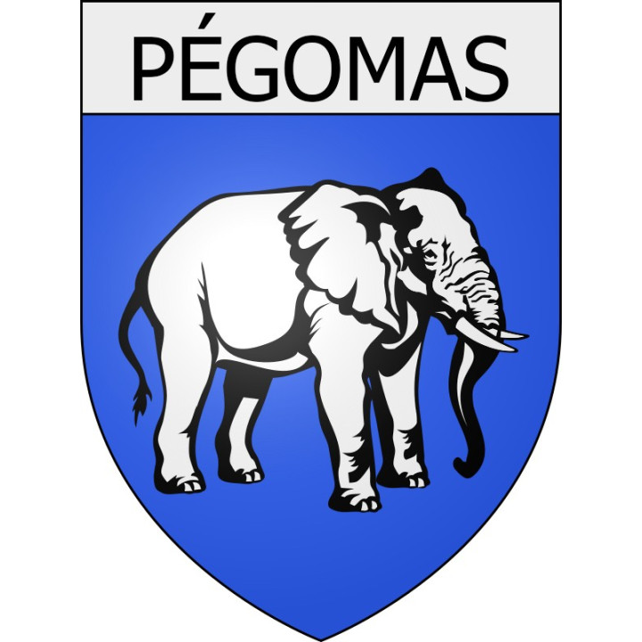 pégomas 06 ville Stickers blason autocollant adhésif
