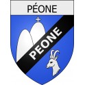 Pegatinas escudo de armas de Viviers adhesivo de la etiqueta engomada