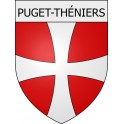 puget-théniers 06 ville Stickers blason autocollant adhésif
