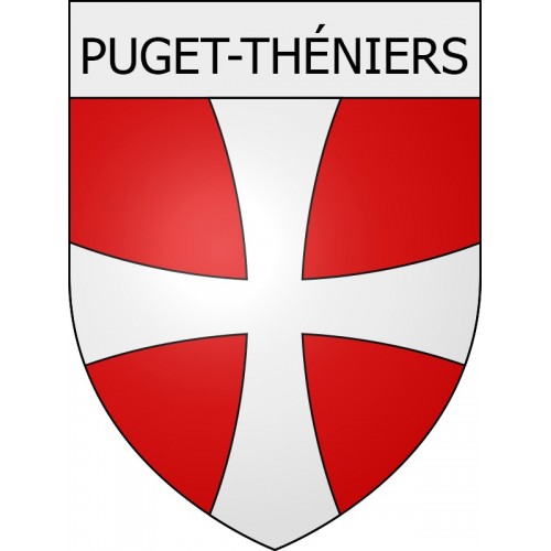 Pegatinas escudo de armas de Viviers adhesivo de la etiqueta engomada