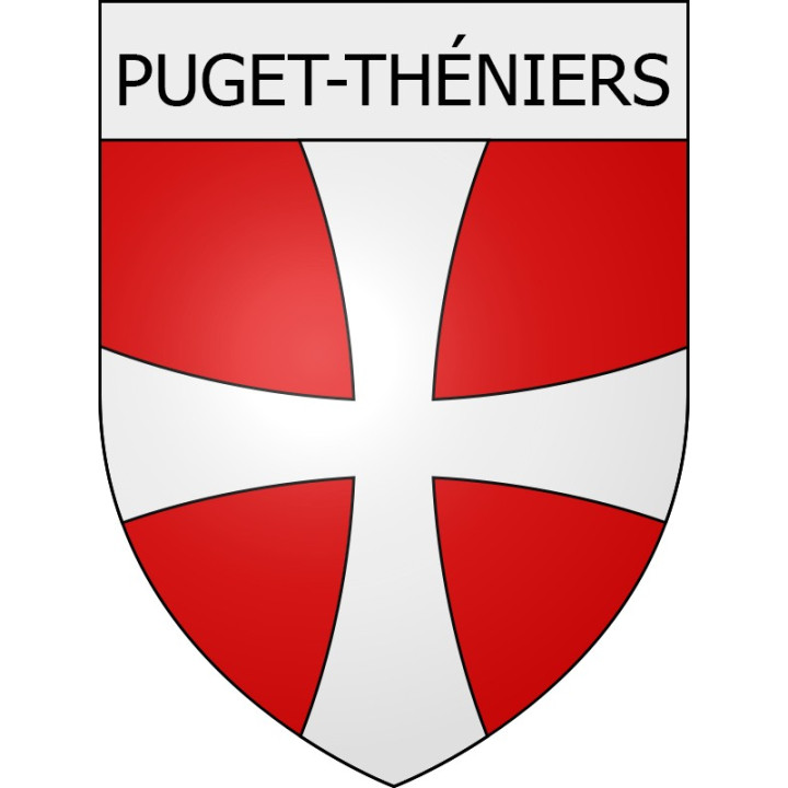 Pegatinas escudo de armas de Viviers adhesivo de la etiqueta engomada