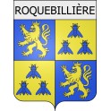 roquebillière 06 ville Stickers blason autocollant adhésif