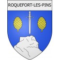 roquefort-les-pins 06 ville Stickers blason autocollant adhésif