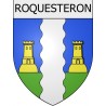 roquesteron 06 ville Stickers blason autocollant adhésif