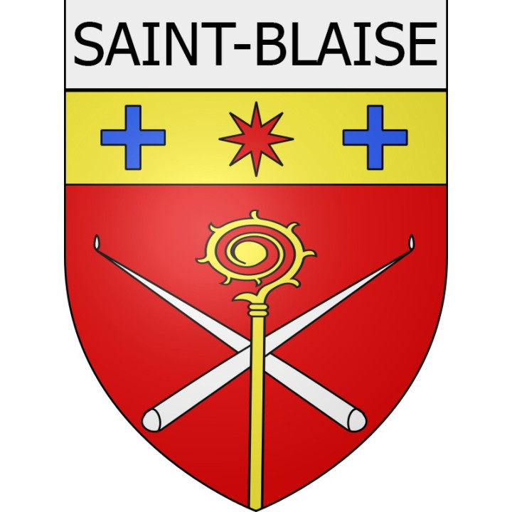 saint-blaise 06 ville Stickers blason autocollant adhésif