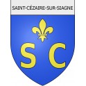 saint-cézaire-sur-siagne 06 ville Stickers blason autocollant adhésif
