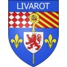 Livarot 14 ville Stickers blason autocollant adhésif