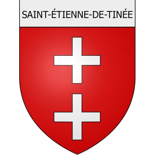 Pegatinas escudo de armas de Viviers adhesivo de la etiqueta engomada