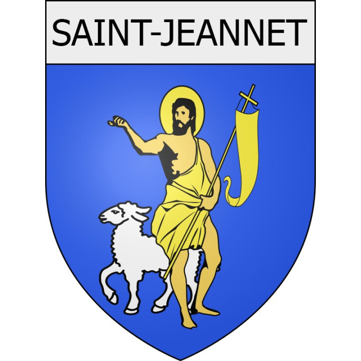 saint-jeannet 06 ville Stickers blason autocollant adhésif