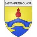 saint-martin-du-var 06 ville Stickers blason autocollant adhésif