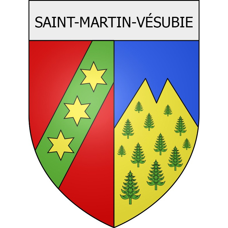 saint-martin-vésubie 06 ville Stickers blason autocollant adhésif