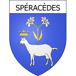Pegatinas escudo de armas de Viviers adhesivo de la etiqueta engomada