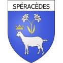 spéracèdes 06 ville Stickers blason autocollant adhésif