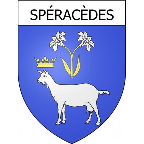 spéracèdes 06 ville Stickers blason autocollant adhésif