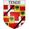 Tende Sticker wappen, gelsenkirchen, augsburg, klebender aufkleber