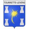 tourrette-levens 06 ville Stickers blason autocollant adhésif