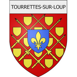 Stickers coat of arms Viviers adhesive sticker