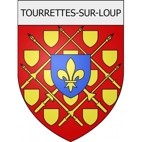 Stickers coat of arms Viviers adhesive sticker