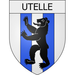 utelle 06 ville Stickers blason autocollant adhésif