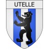 utelle 06 ville Stickers blason autocollant adhésif
