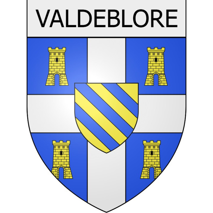 Pegatinas escudo de armas de Viviers adhesivo de la etiqueta engomada