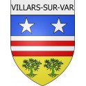 villars-sur-var 06 ville Stickers blason autocollant adhésif