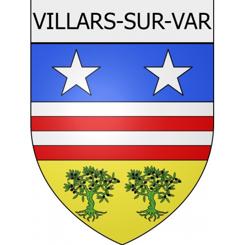 villars-sur-var 06 ville Stickers blason autocollant adhésif