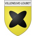 villeneuve-loubet 06 ville Stickers blason autocollant adhésif