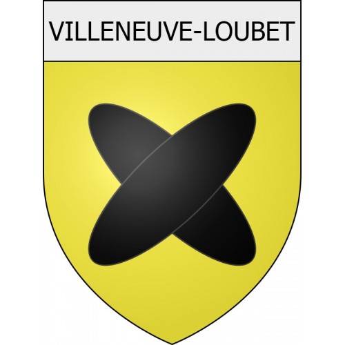 Pegatinas escudo de armas de Viviers adhesivo de la etiqueta engomada