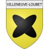 villeneuve-loubet 06 ville Stickers blason autocollant adhésif