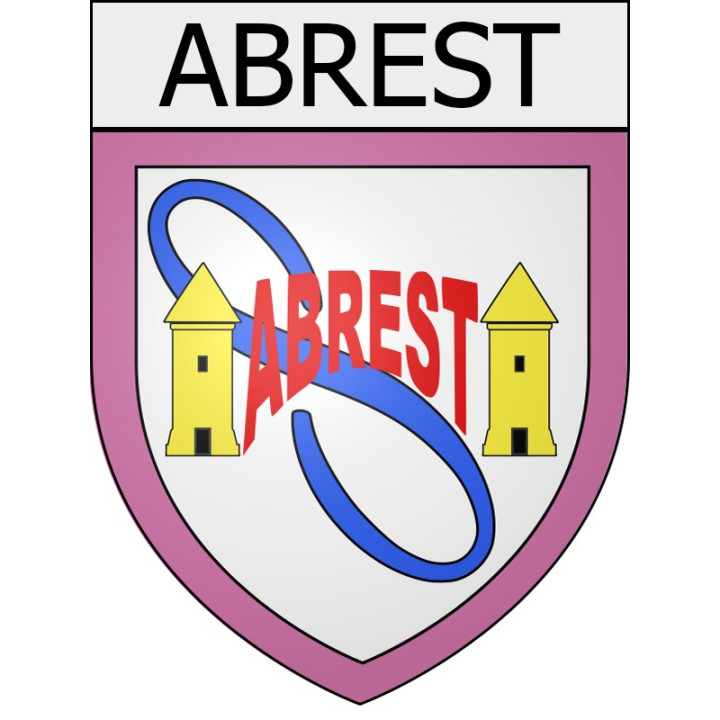 abrest 03 ville Stickers blason autocollant adhésif