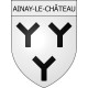 Pegatinas escudo de armas de Viviers adhesivo de la etiqueta engomada
