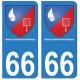 66 Saint-Laurent-de-la-Salanque blason autocollant plaque ville