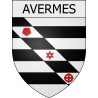 avermes 03 ville Stickers blason autocollant adhésif