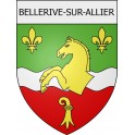 bellerive-sur-allier 03 ville Stickers blason autocollant adhésif