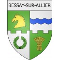 bessay-sur-allier 03 ville Stickers blason autocollant adhésif