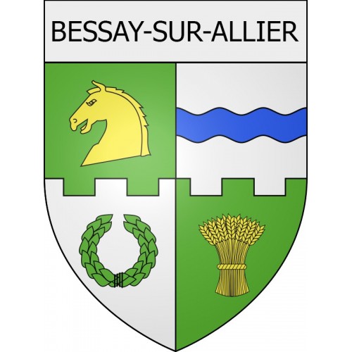 Viviers Sticker wappen, gelsenkirchen, augsburg, klebender aufkleber