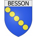 besson 03 ville Stickers blason autocollant adhésif