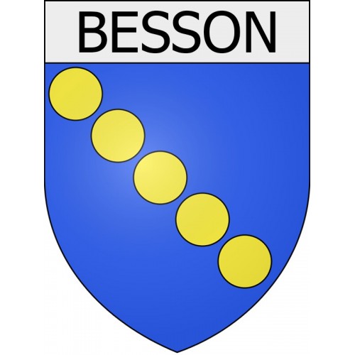 besson 03 ville Stickers blason autocollant adhésif