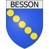 Viviers Sticker wappen, gelsenkirchen, augsburg, klebender aufkleber