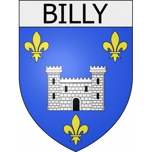 billy 03 ville Stickers blason autocollant adhésif